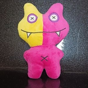 Fuglies Pink & Yellow Monster Plushi.